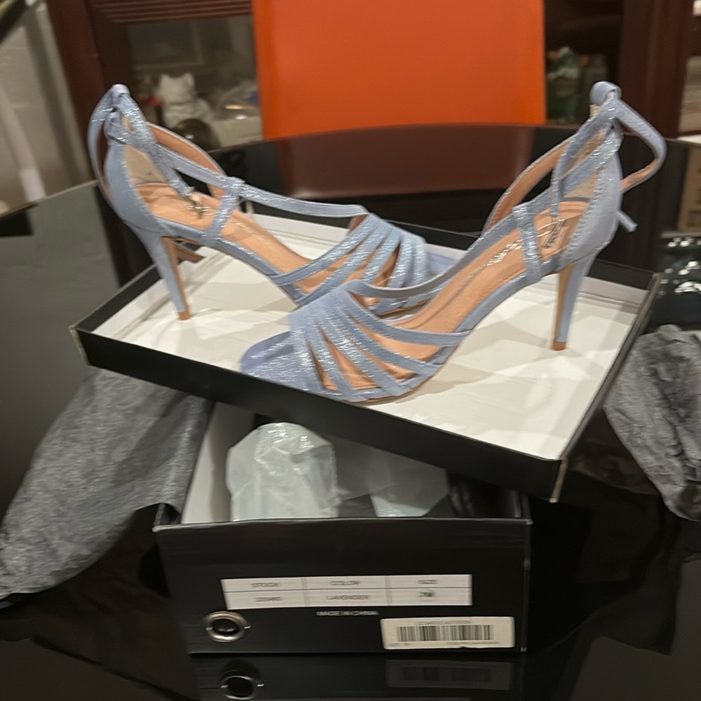 Strappy Leather High Heels